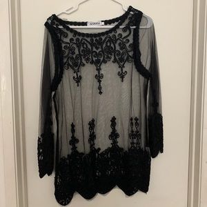 Peppermayo Aurora Mesh Top